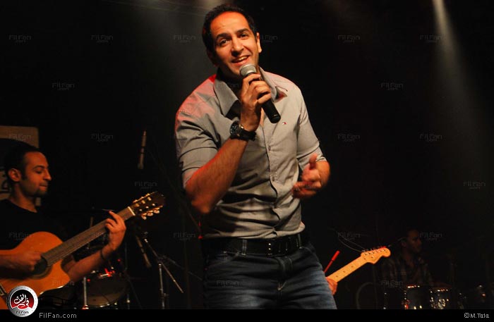 شادي حسن أثناء الحفل