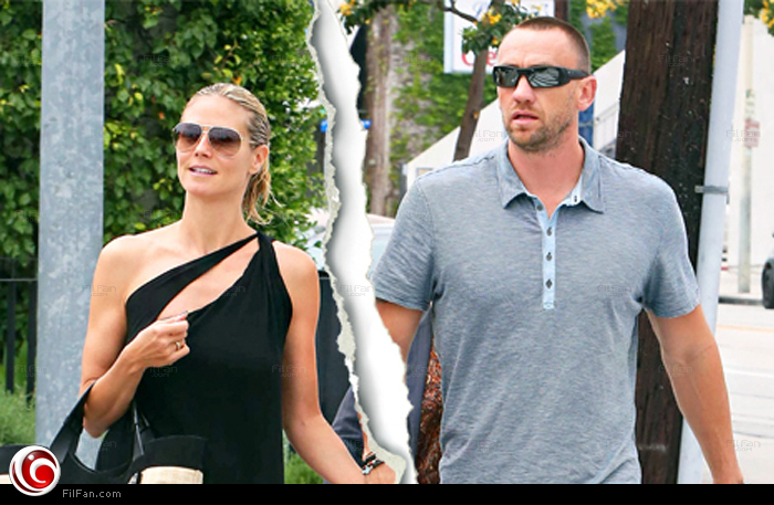 هايدي كلوم مع حبيبها السابق مارتن كيرستن 