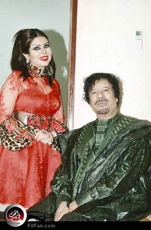 القذافي وحليمة بولند