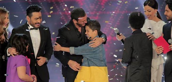 لحظة فوز حمزة باللقب