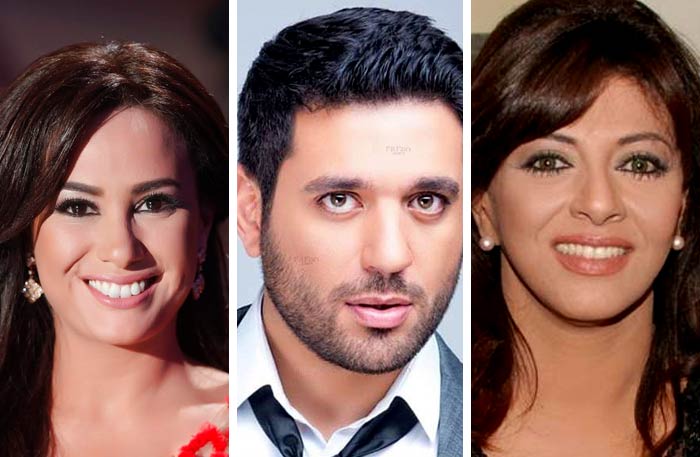 هالة صدقي وحسن الرداد وهند صبري