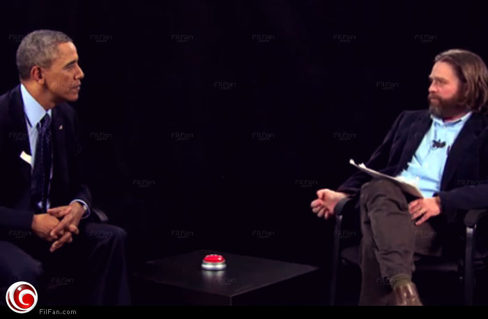 زاك جاليفياناكيس يستضيف باراك أوباما في برنامجه