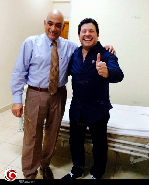 هاني شاكر بعد إجراء العملية