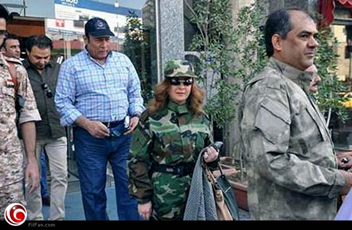 حنان شوقي وأحمد ماهر أثناء زيارة العراق