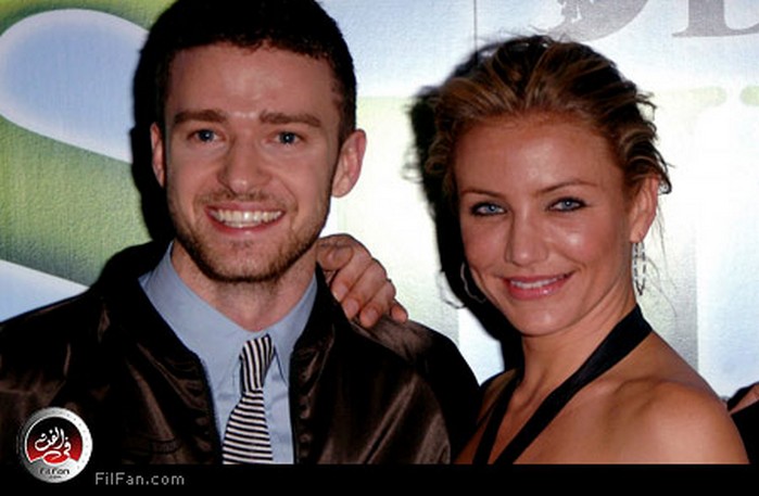 جستن تيمبرلاك مع صديقته السابقة كاميرون دياز