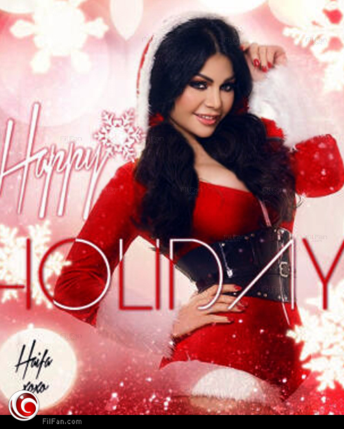 هيفاء في زي &quot;بابا نويل&quot;