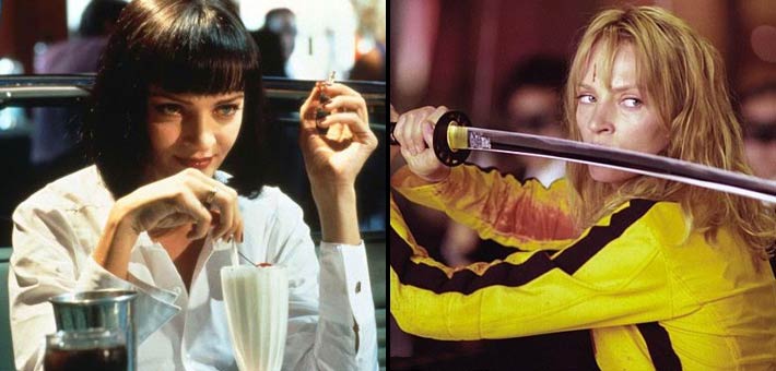 أوما ثورمان في Kill Bill وPulp Fiction
