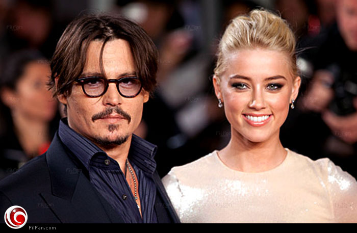 جوني ديب مع خطيبته آمبر هيرد