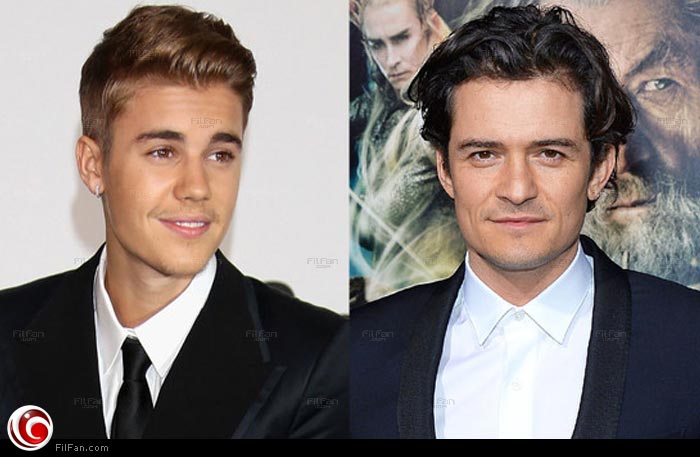 جستين بيبر وأورلاندو بلوم