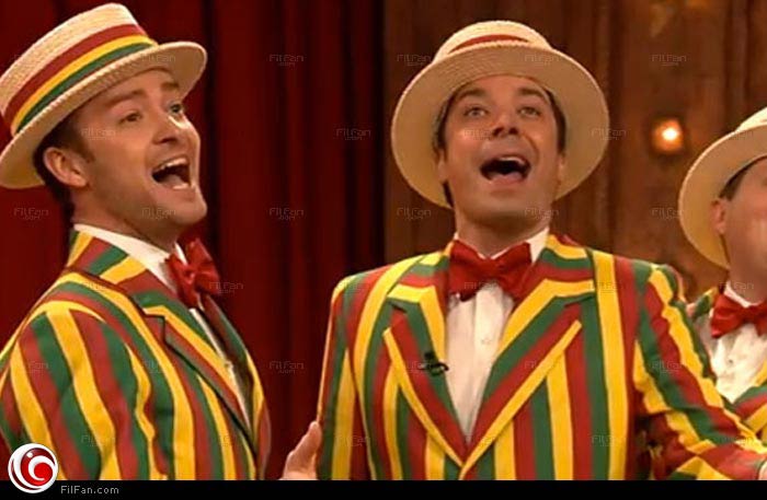 جاستين تيمبرلايك وجيمي فالون 