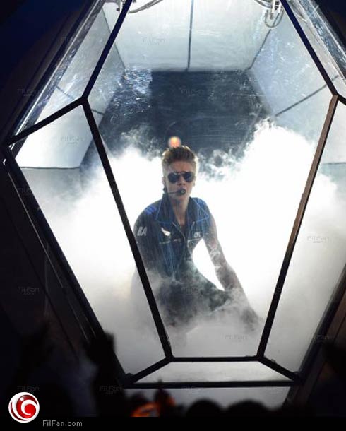 جستين بيبر في أحد حفلاته