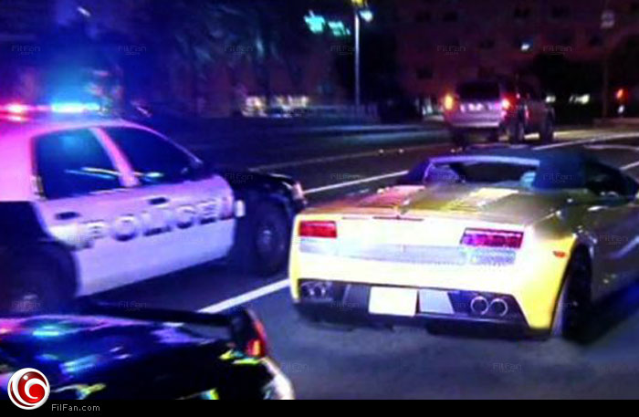 جستين بيبر لحظة إلقاء القبض عليه