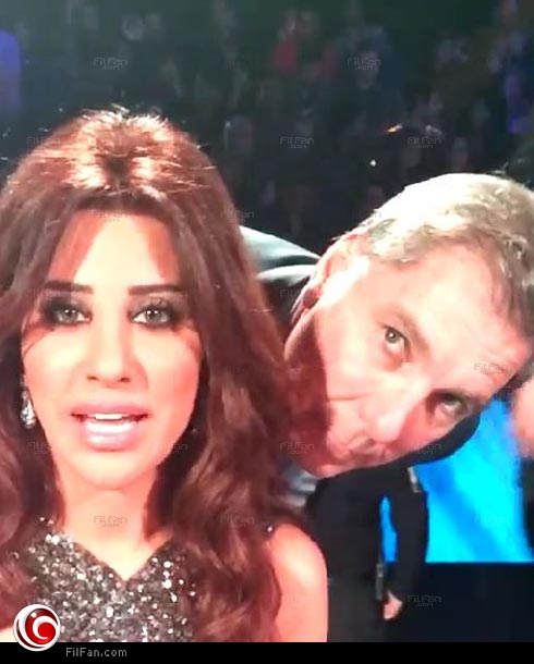 علي جابر يمزح مع نجوى كرم