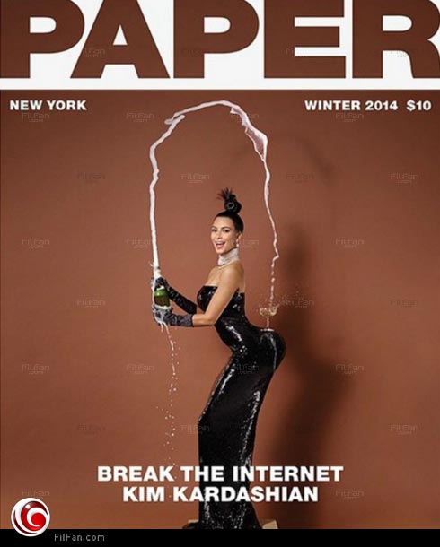 كيم كارداشيان على غلاف مجلة PAPER