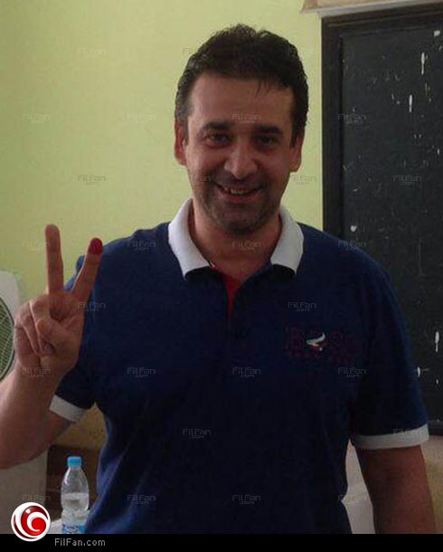 كريم عبد العزيز عقب إدلائه بصوته في انتخابات الرئاسة