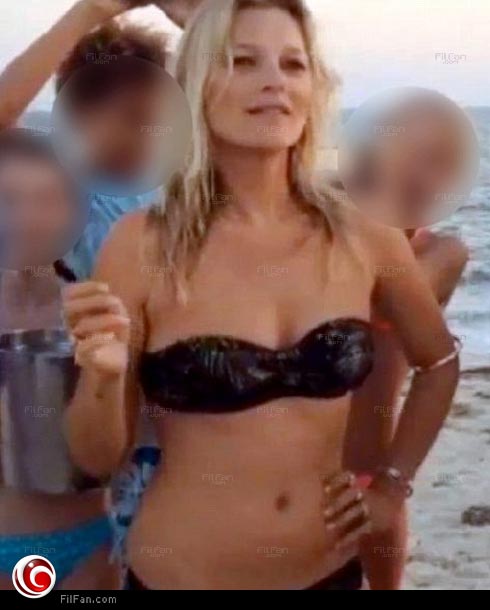 أبرزت كيت موس رشاقتها خلال &quot;تحدي الثلج&quot;