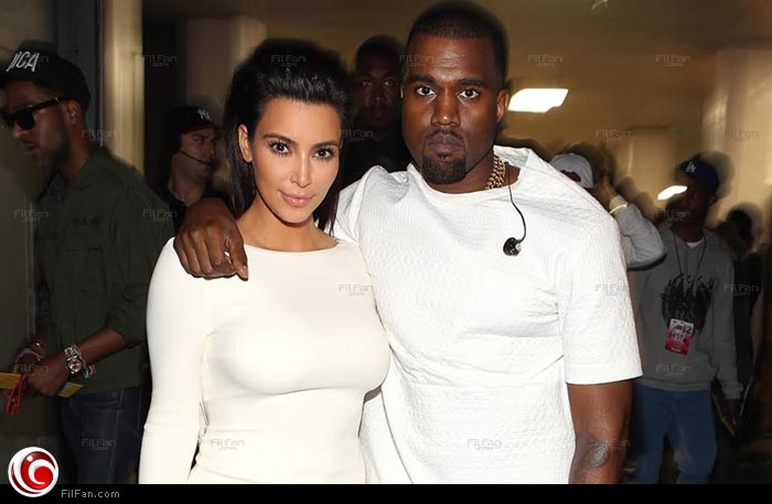 كيم كارداشيان وزوجها كانيى ويست