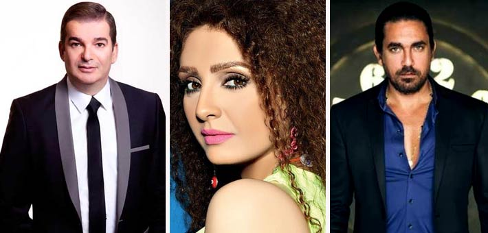 طوني خليفة وسمر يسري وأمير كرارة