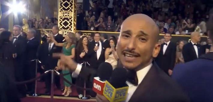 خالد منصور في حفل الأوسكار 2016