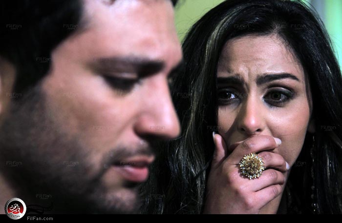 ميس حمدان وحسن الرداد في لقطة من المسلسل