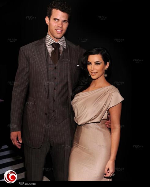 كيم كردشيان مع زوجها الاسبق لاعب كرة السلة كريس همفريز