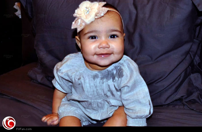 طفلة كيم كارداشيان في أحدث ظهور لها