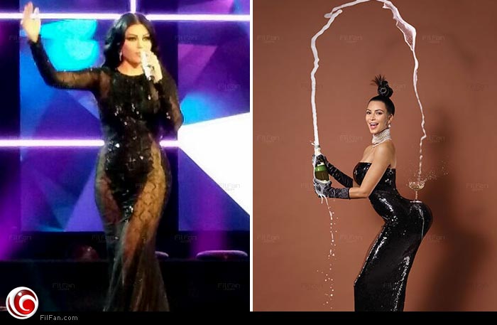 كيم كاردشيان VS هيفاء وهبي