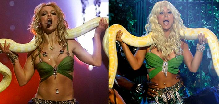 كيلي كوكو بجانب بريتني سبيرز 