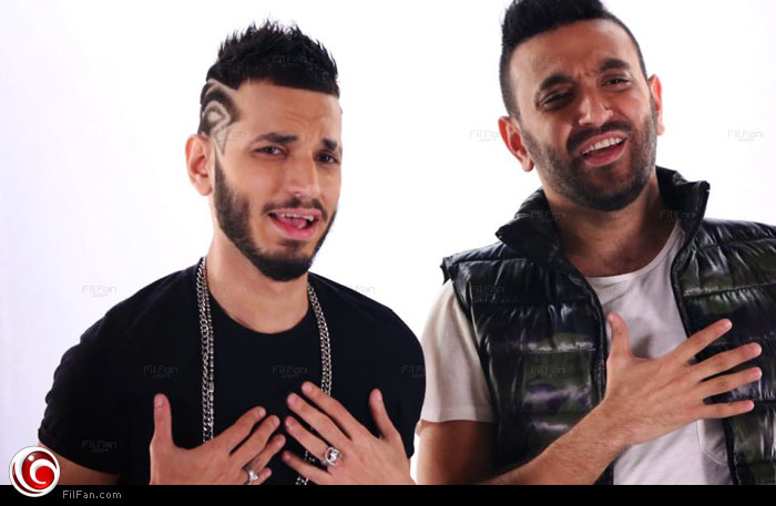 كريم محسن وأحمد الأسطه في لقطة من الكليب