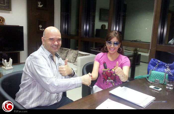 لطيفة مع غسان شرتوني