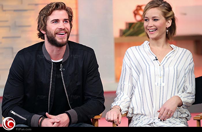 جينفر لورانس مع ليام هيمسورث