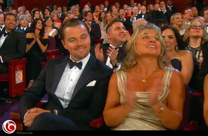 ليوناردو دي كابريو يمني النفس بالأوسكار عند سماع اسمه بين المرشحين