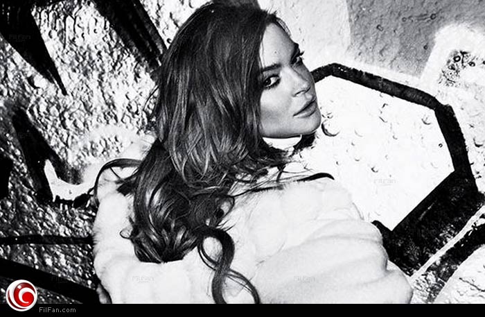 لينزي لوهان على غلاف مجلة Notion