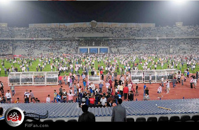 مشهد ستاد القاهرة أثناء المباراة 