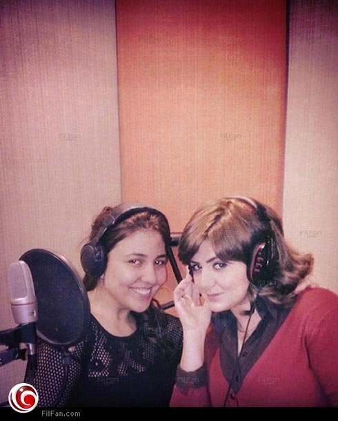 شذى ومي كساب في البروفات