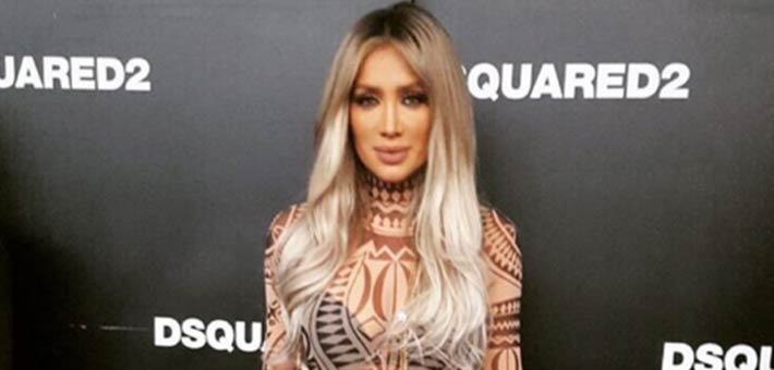 مايا دياب بإطلالتها الإفريقية