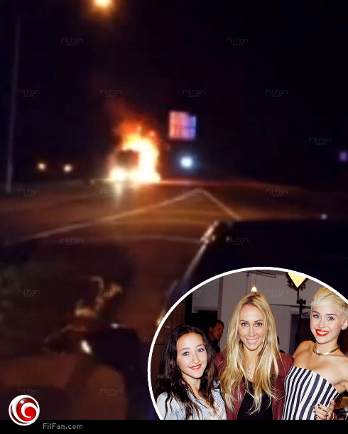 والدة مايلي واختها الصغيرة كانتا في الحافلة وقت احتراقها