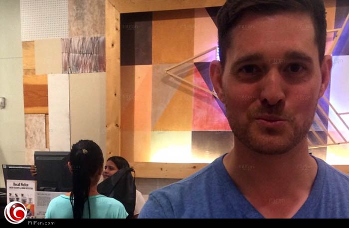 مايكل بوبليه في الصورة المثيرة للجدل