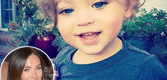 ميجان فوكس وابنها