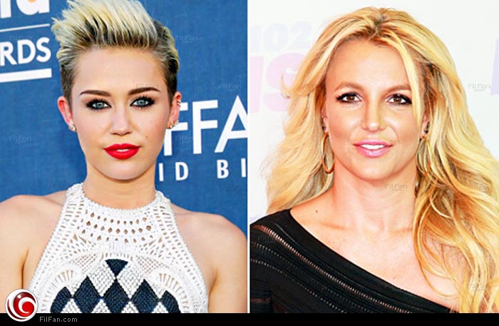 بريتني سبيرز ومايلي سايرس