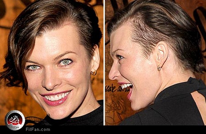 ميلا بعد قصة شعرها الجديدة