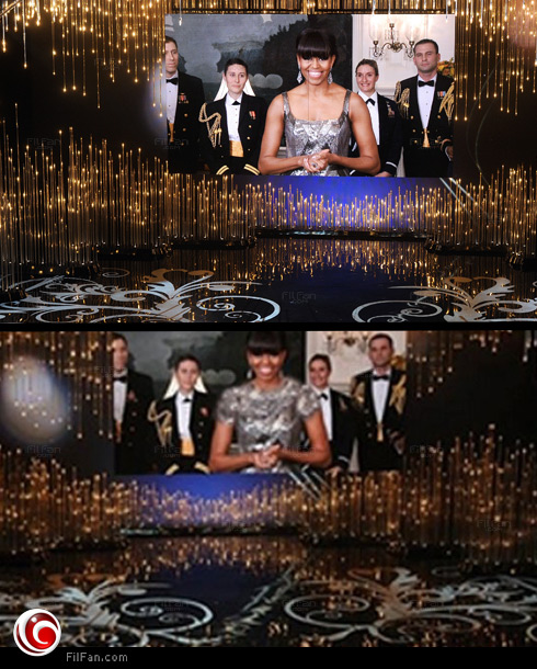 ميشيل أوباما قبل وبعد التعديل