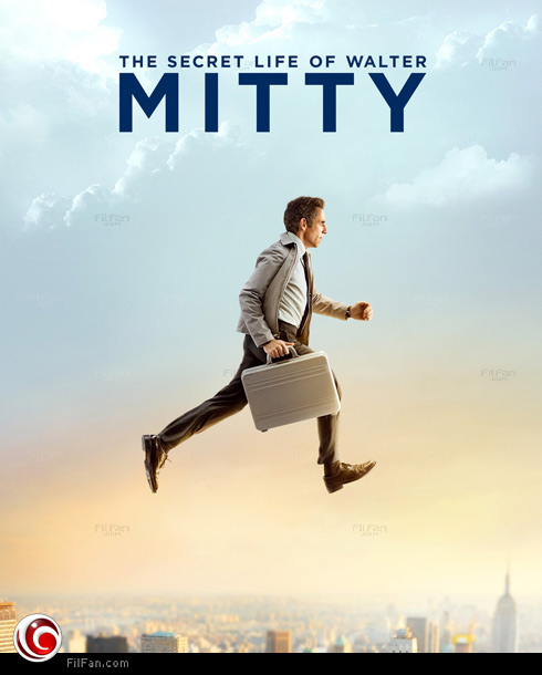 بن ستيلر في الملصق الترويجي لـ The Secret Life of Walter Mitty