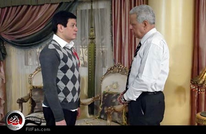 خالد محمود وخليل مرسي في مشهد من المسلسل