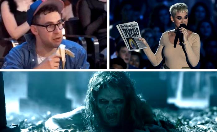 أهم لقطات حفل جوائز mtv