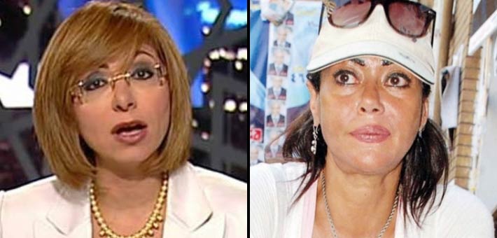 نهى العمروسي ولميس الحديدي