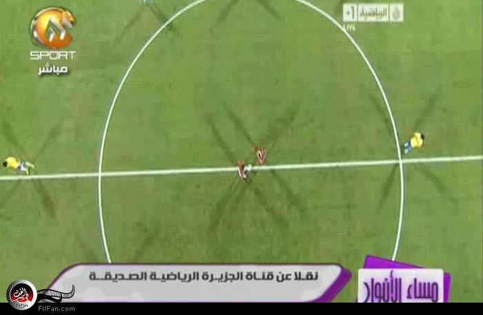 لقطة من المباراة