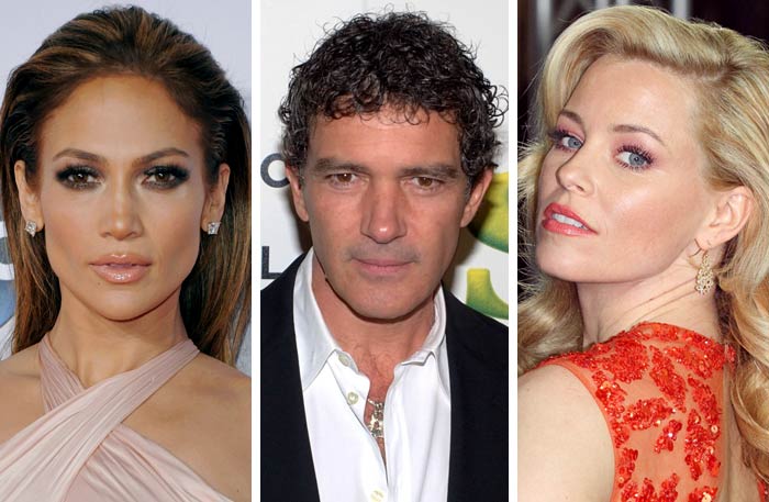 اليزابيث بانكس وأنطونيو بانداريس وجينيفر لوبيز