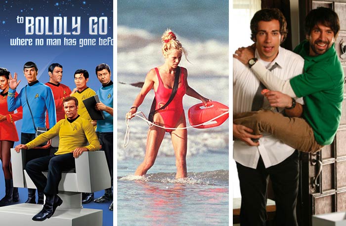 Chuck و Baywatch و Star Trek