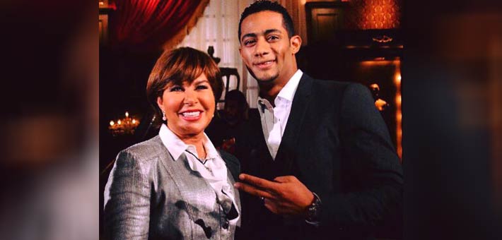 محمد رمضان مع نجوى إبراهيم